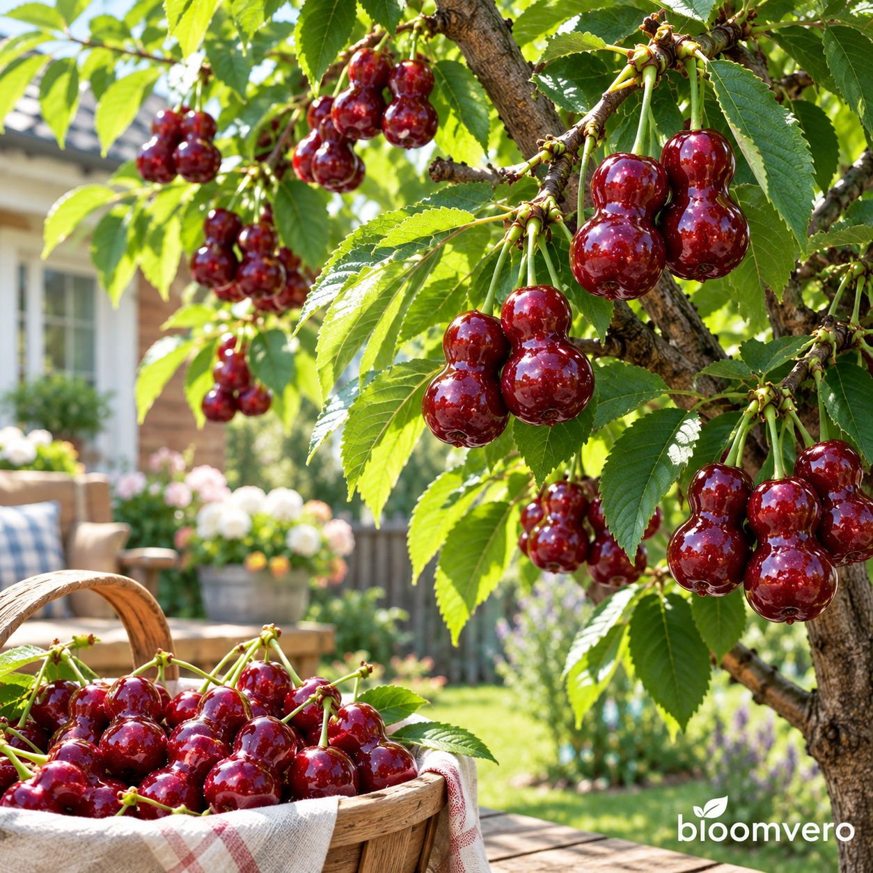 🍒 Čerešňa s kôstkou v tvare kvetu tekvice | Jedinečný plod v tvare tekvice 🌿