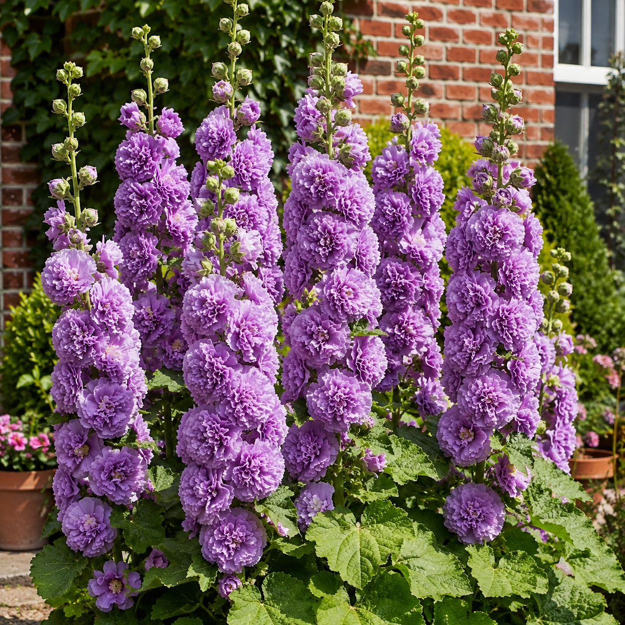 🌈Rare Rainbow Hollyhock — The Most Magical Flower of 2026
