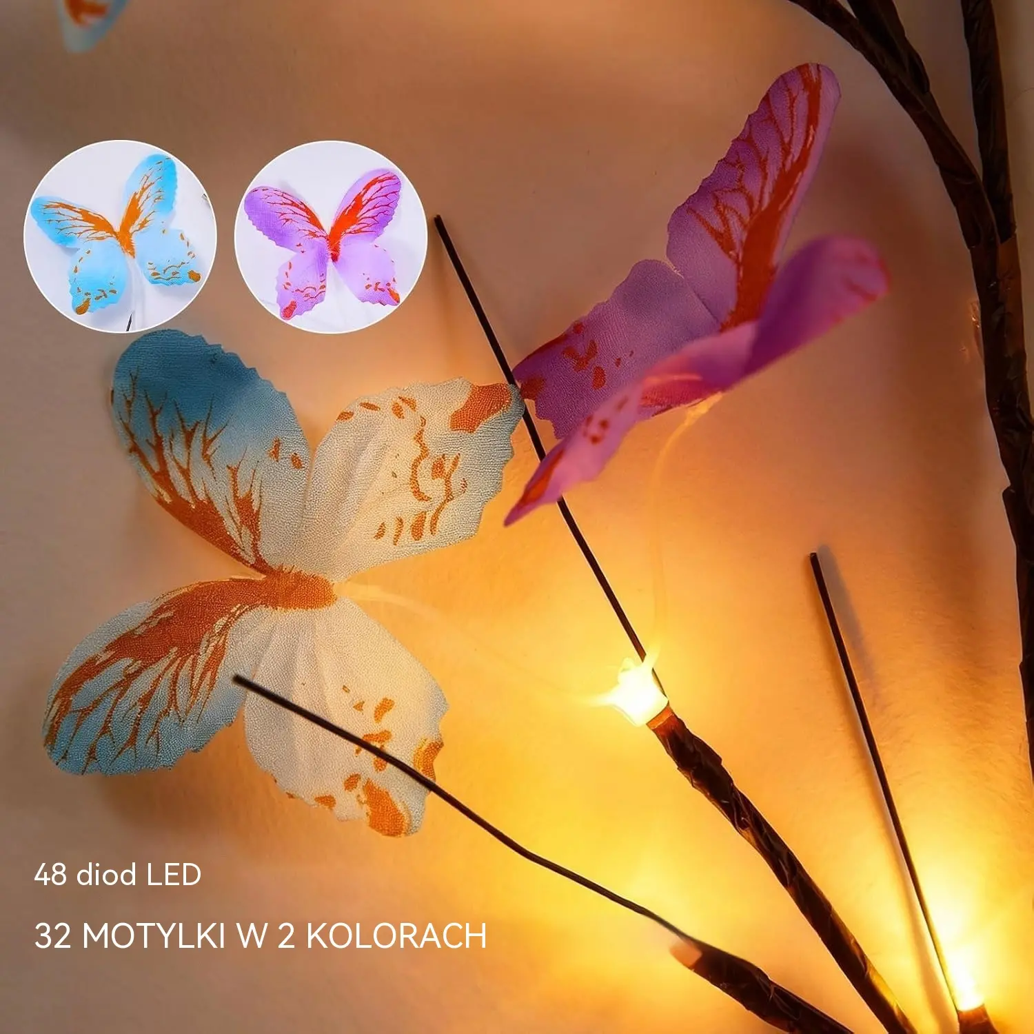 ✨ Flexibilné LED svetielka v tvare motýľov – ozdobte si domov magickou a teplou atmosférou 🦋💡