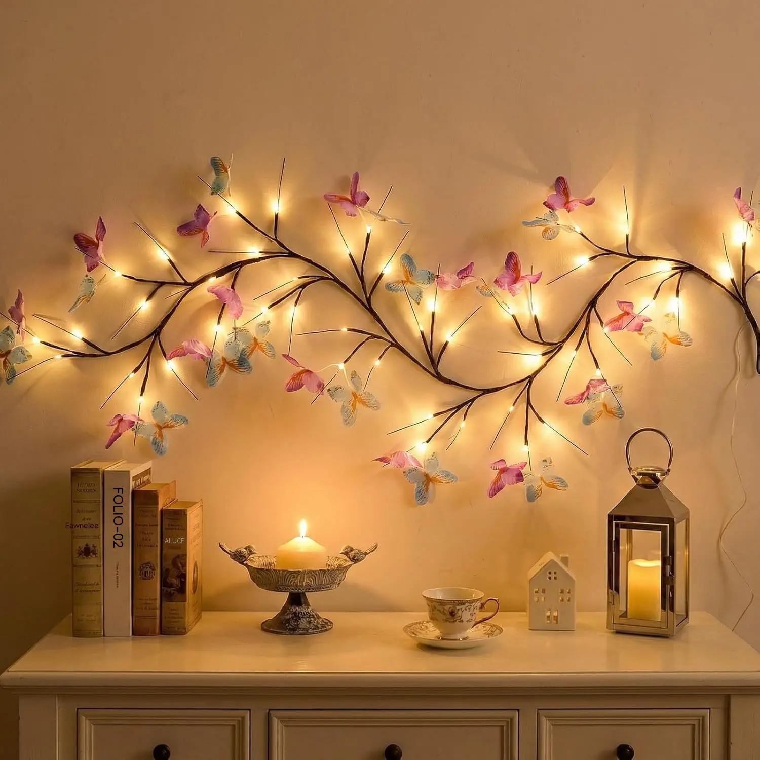 ✨ Flexibilné LED svetielka v tvare motýľov – ozdobte si domov magickou a teplou atmosférou 🦋💡