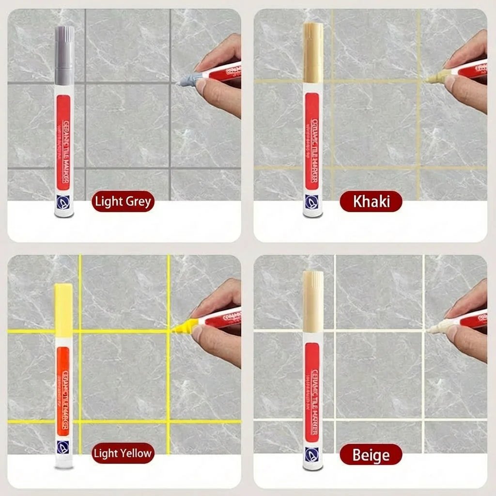 💧 Antiplesňový vodotesný pero na škáry keramických dlaždíc
