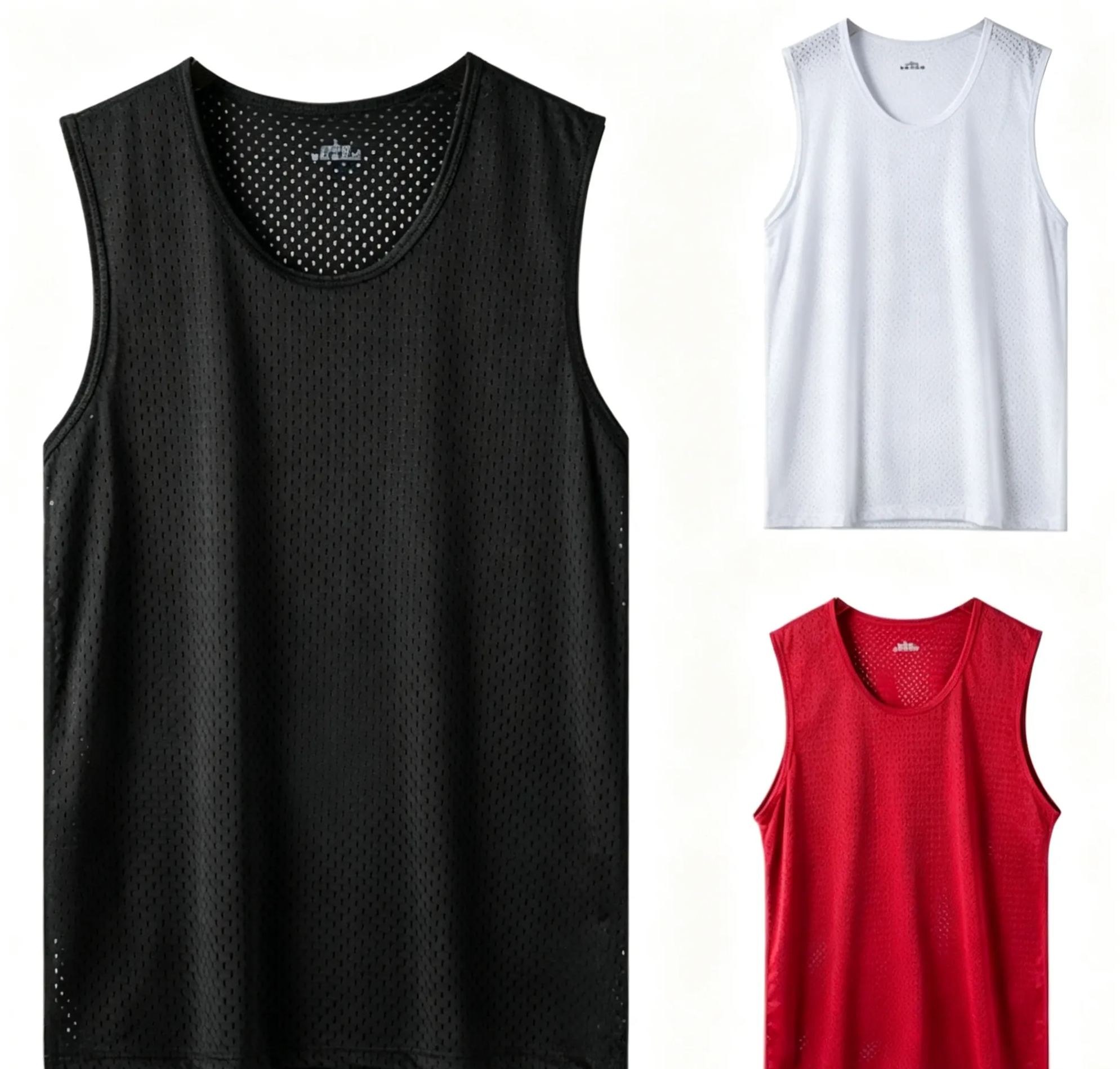 👕【3-dielna sada】Pánske ležérne tričká vyrobené z chladivého hodvábneho materiálu ✅ Ľahké, priedušné a rýchloschnúce
