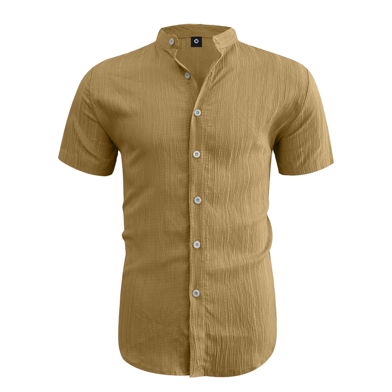 👕 Pánske letné košele so stojatým golierom
