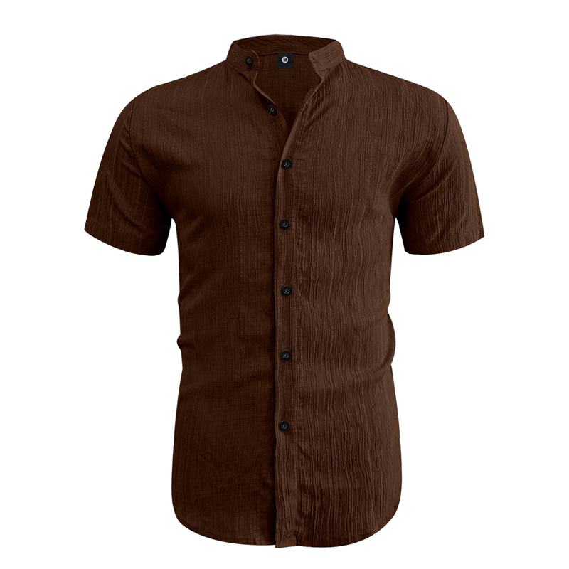 👕 Pánske letné košele so stojatým golierom
