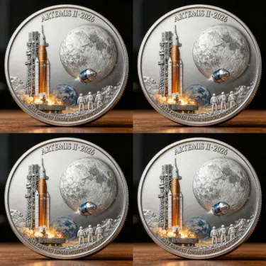 🚀Flash Sale 60% OFF 🌕 Artemis II Lunar Mission Commemorative Coin