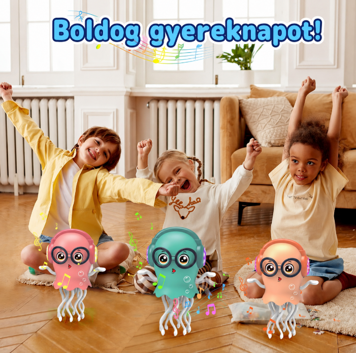 🪼 Érdekes Táncoló Medúza – A Gyerekek Új Kedvence! 🎶✨