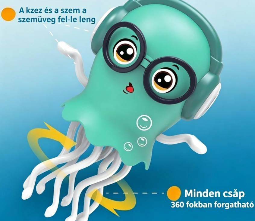 🪼 Érdekes Táncoló Medúza – A Gyerekek Új Kedvence! 🎶✨