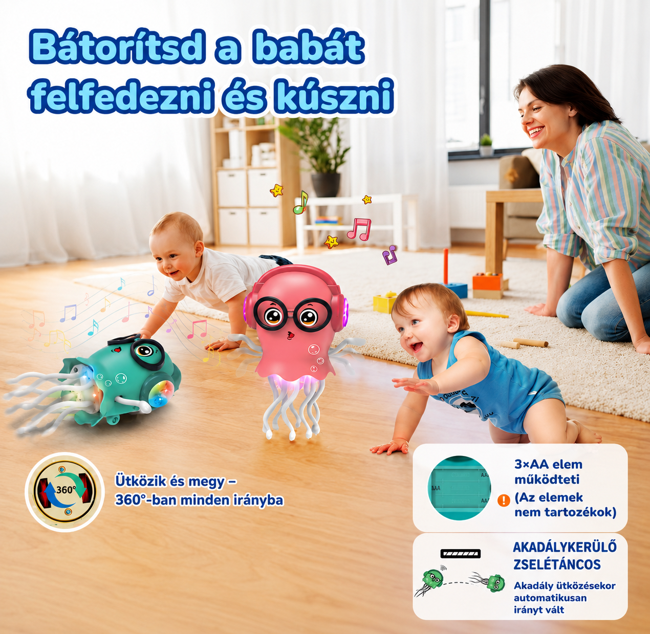 🪼 Érdekes Táncoló Medúza – A Gyerekek Új Kedvence! 🎶✨