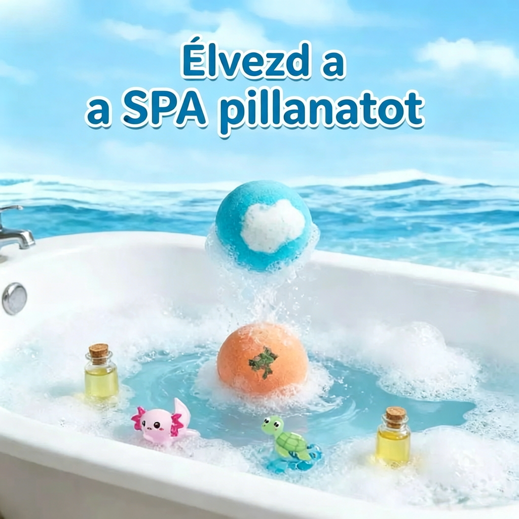 💖🛁🐣 Gyerek fürdőbombák – 12 vidám fürdőbomba rejtett meglepetés játékokkal! 🎁✨