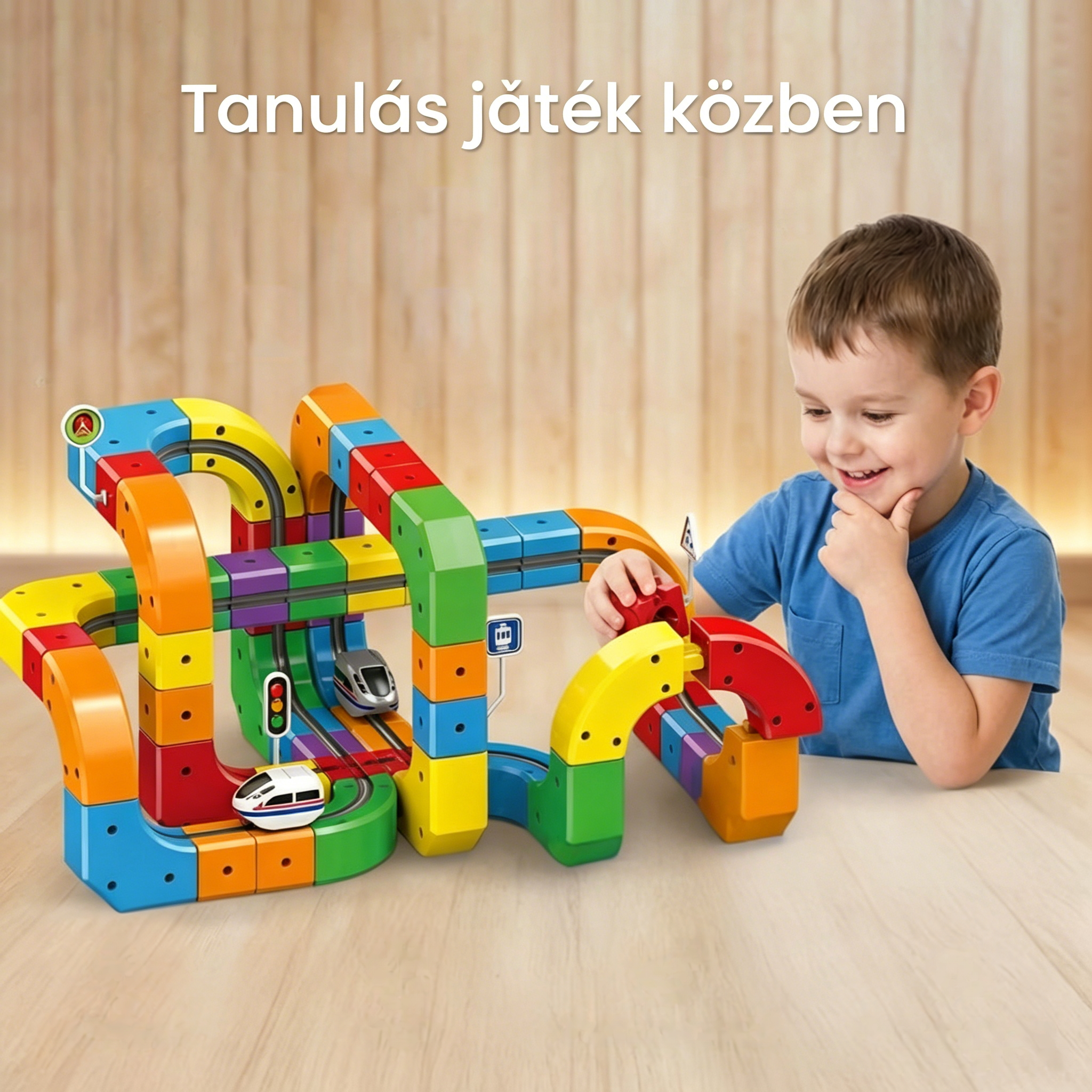 🔥🚂 A 3D-s vonatpálya, amely fejleszti a kreativitást és órákig tartó szórakozást biztosít! 🌈🎁✨