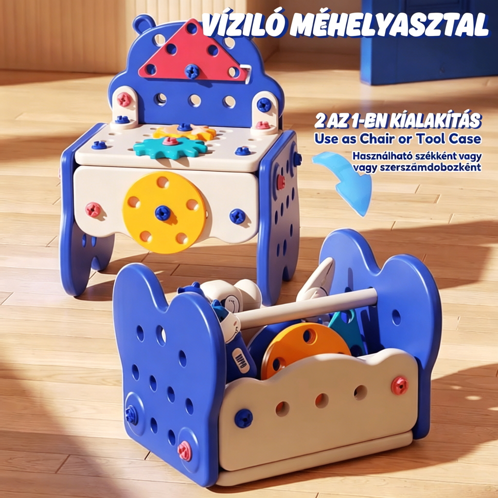 🧰✨ Kis Mester Szerszámkészlet – Játék, Tanulás és Fejlődés!
