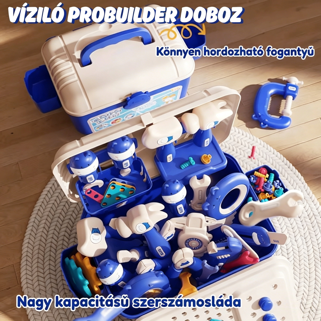 🧰✨ Kis Mester Szerszámkészlet – Játék, Tanulás és Fejlődés!