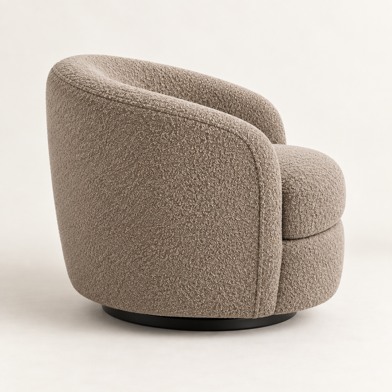 Luma Bouclé 360° Swivel Chair