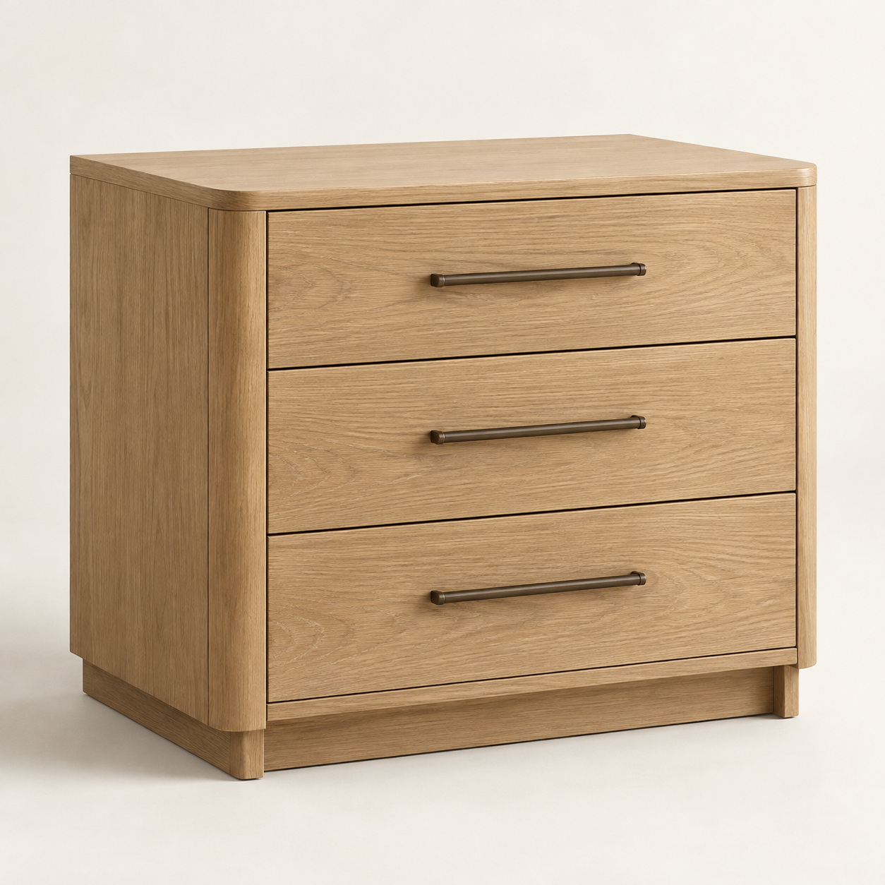 Solenne 3-Drawer Nightstand