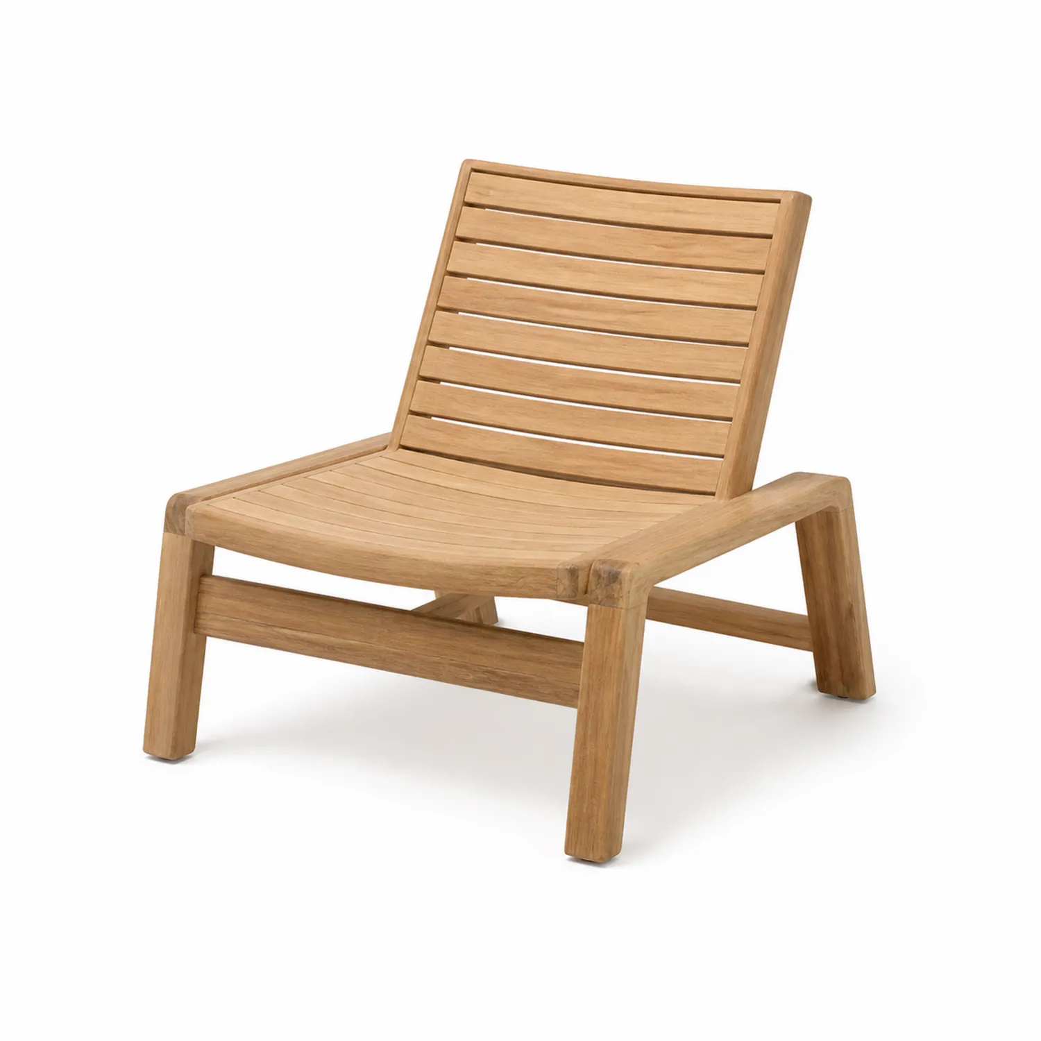 Teakholz Outdoor Lounge Sessel