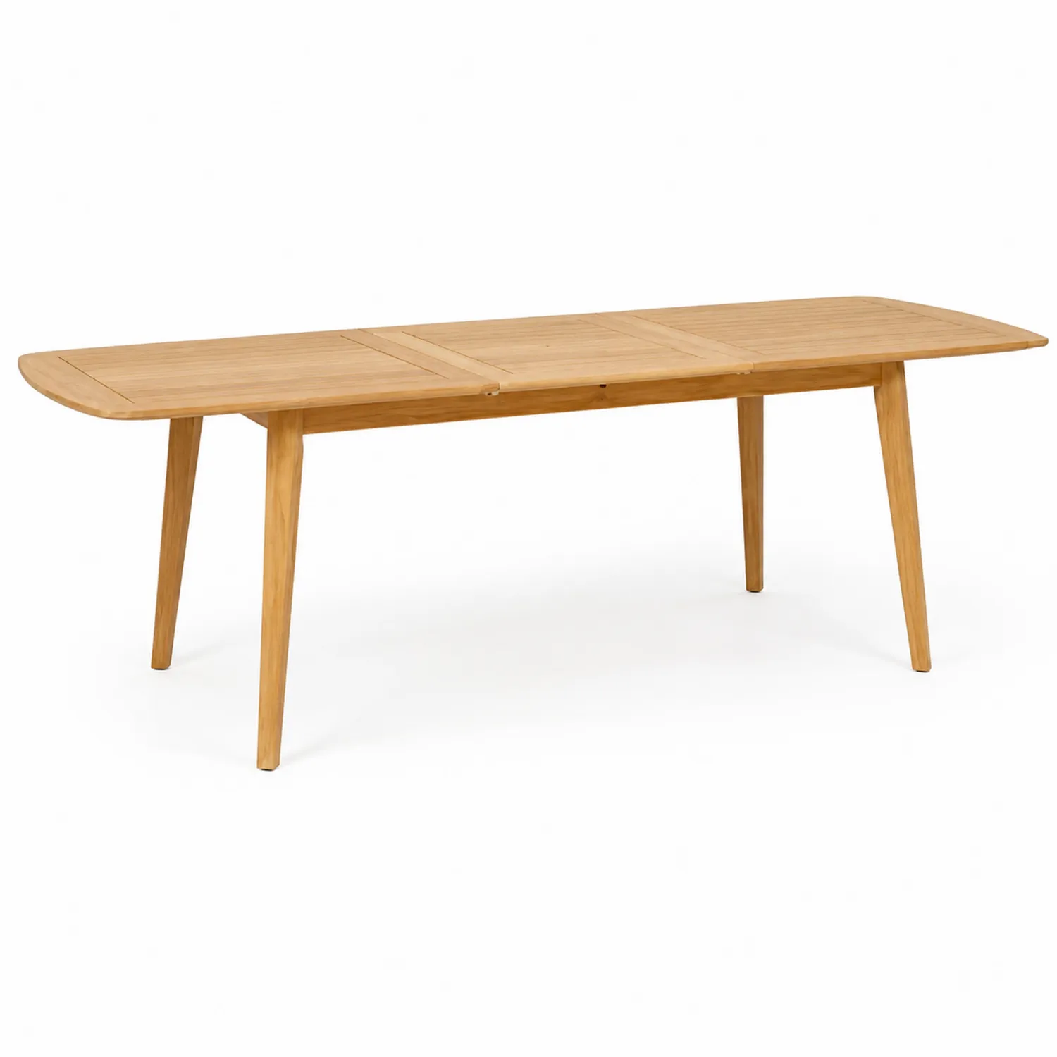 Gartentisch aus Teakholz rechteckig 200x90x75 cm