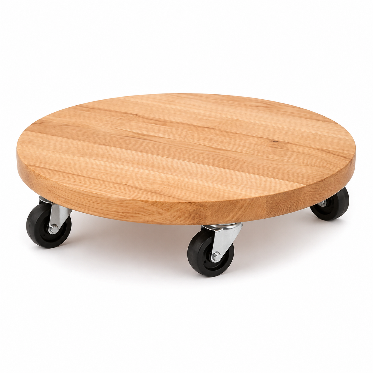 Pflanzenroller aus Holz mit Rollen für große Töpfe