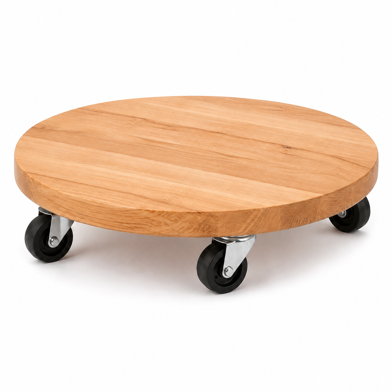 Pflanzenroller aus Holz mit Rollen für große Töpfe