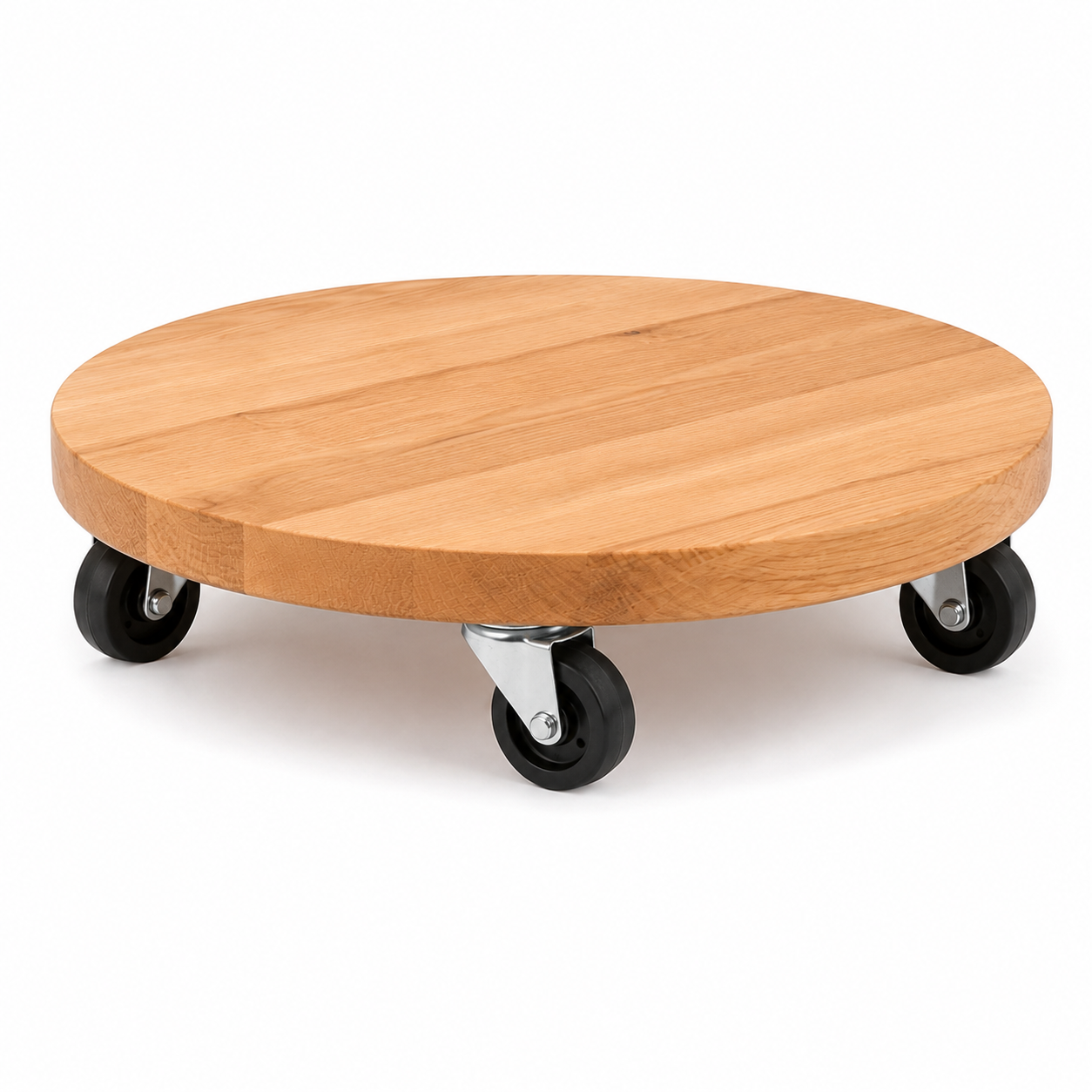 Pflanzenroller aus Holz mit Rollen für große Töpfe