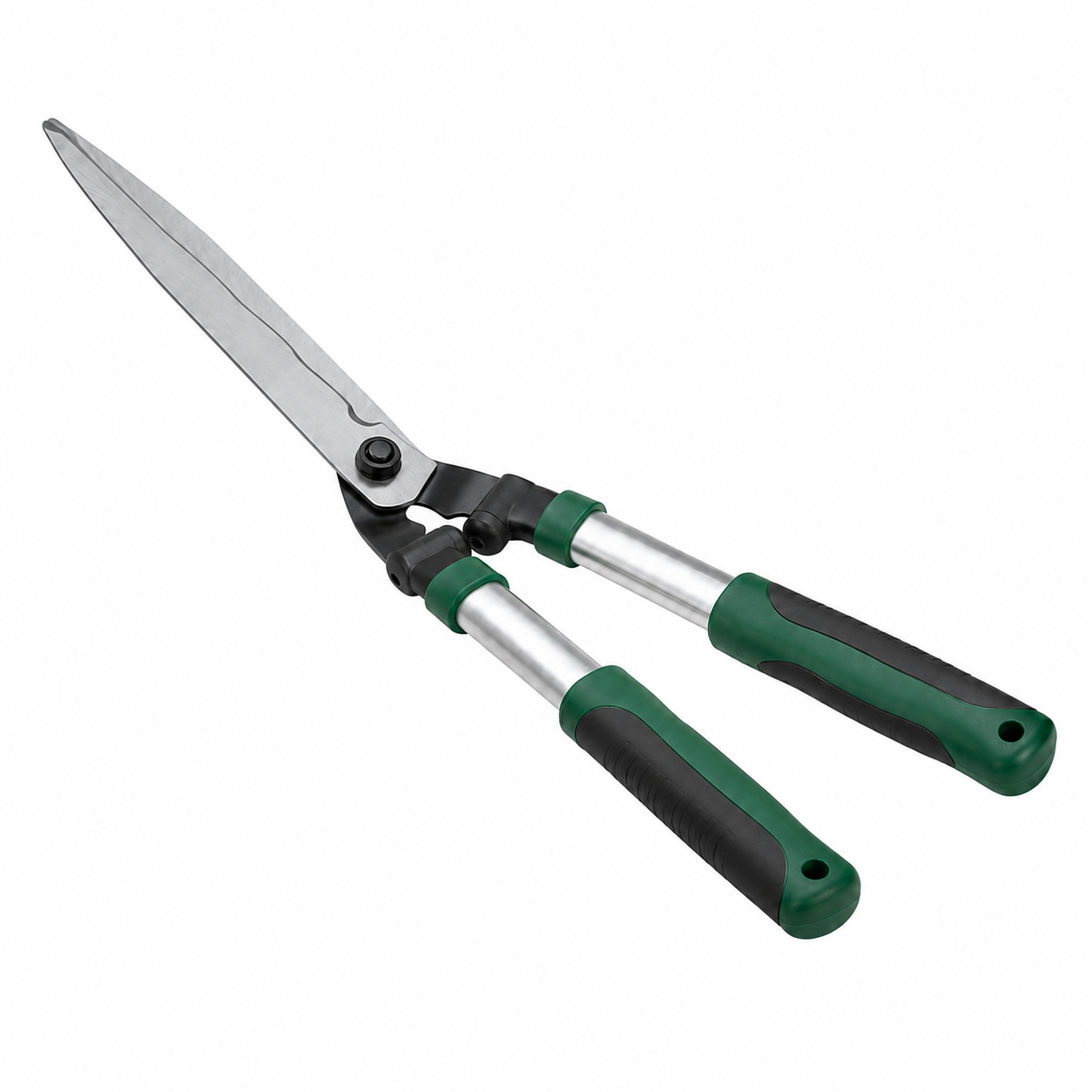 Ergonomische Heckenschere mit Wellenschliff für Gartenpflege