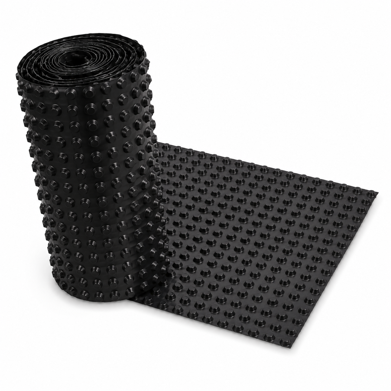 Hochbeet Folie aus Noppenmaterial zum Schutz von Holzbeeten