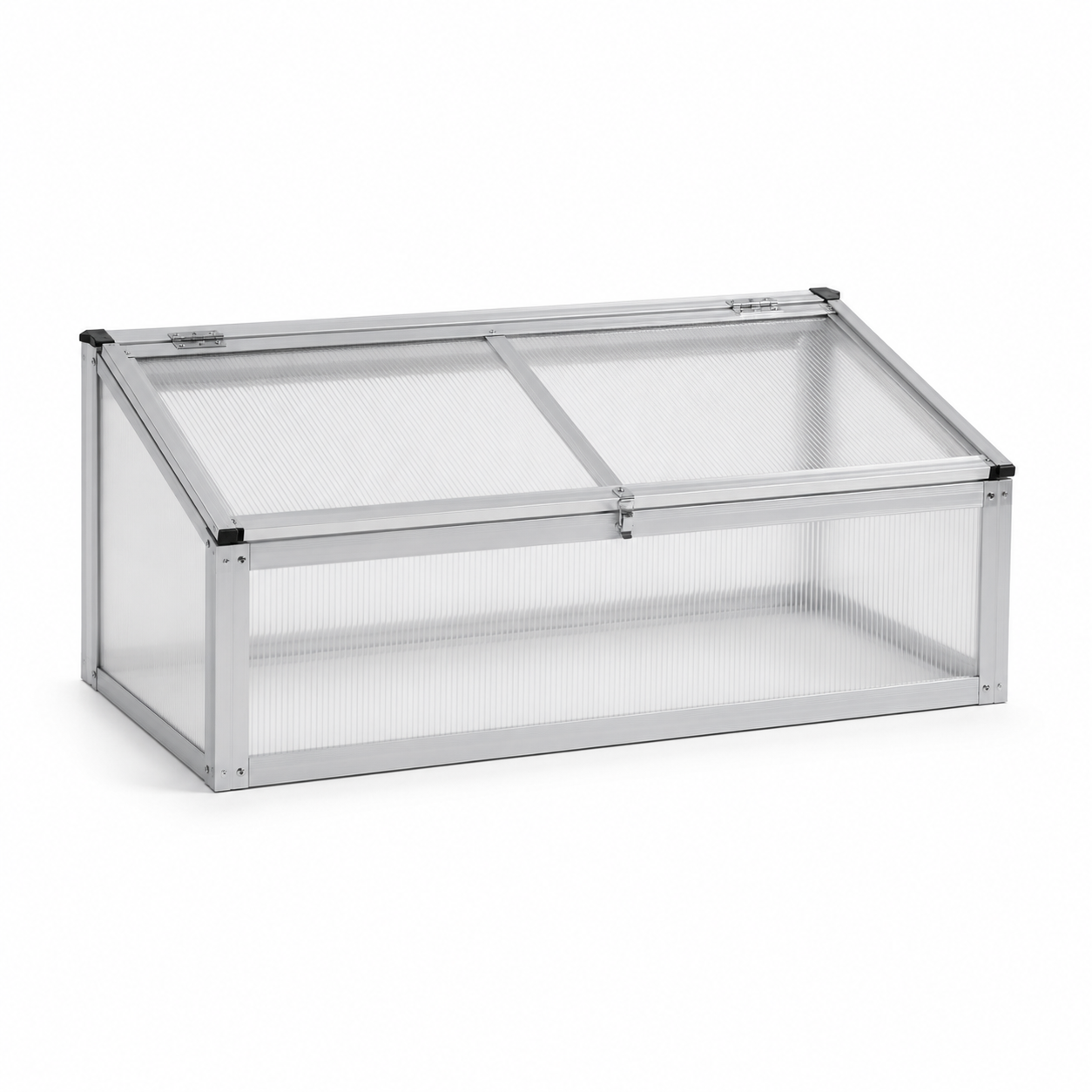Mini Gewächshaus mit Polycarbonatplatten für Balkon und Hochbeet