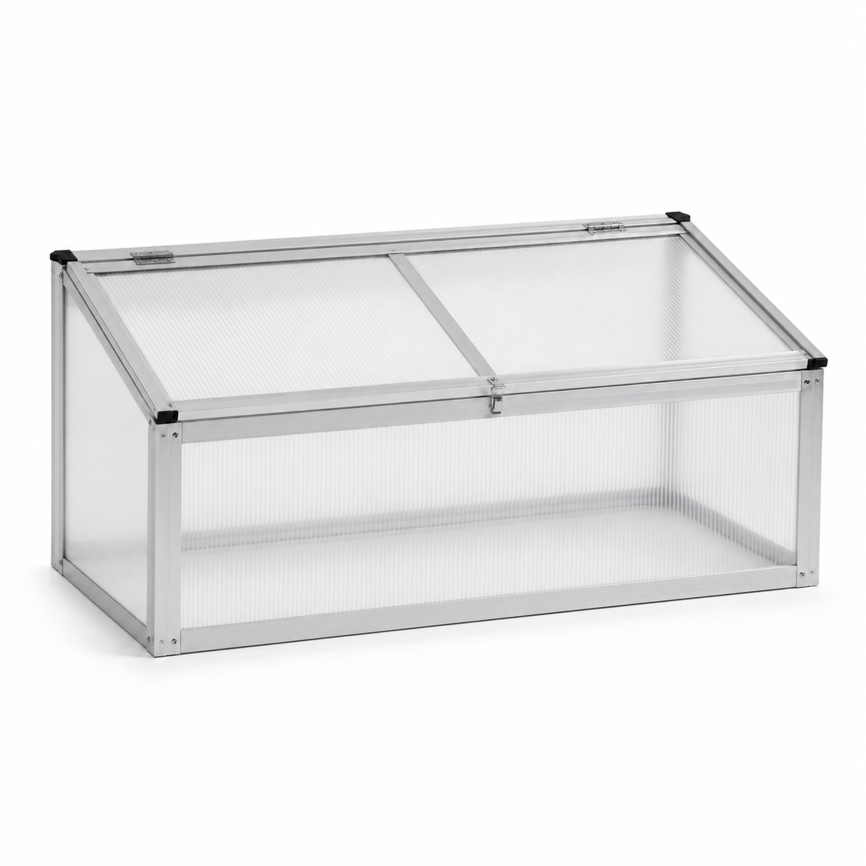 Mini Gewächshaus mit Polycarbonatplatten für Balkon und Hochbeet