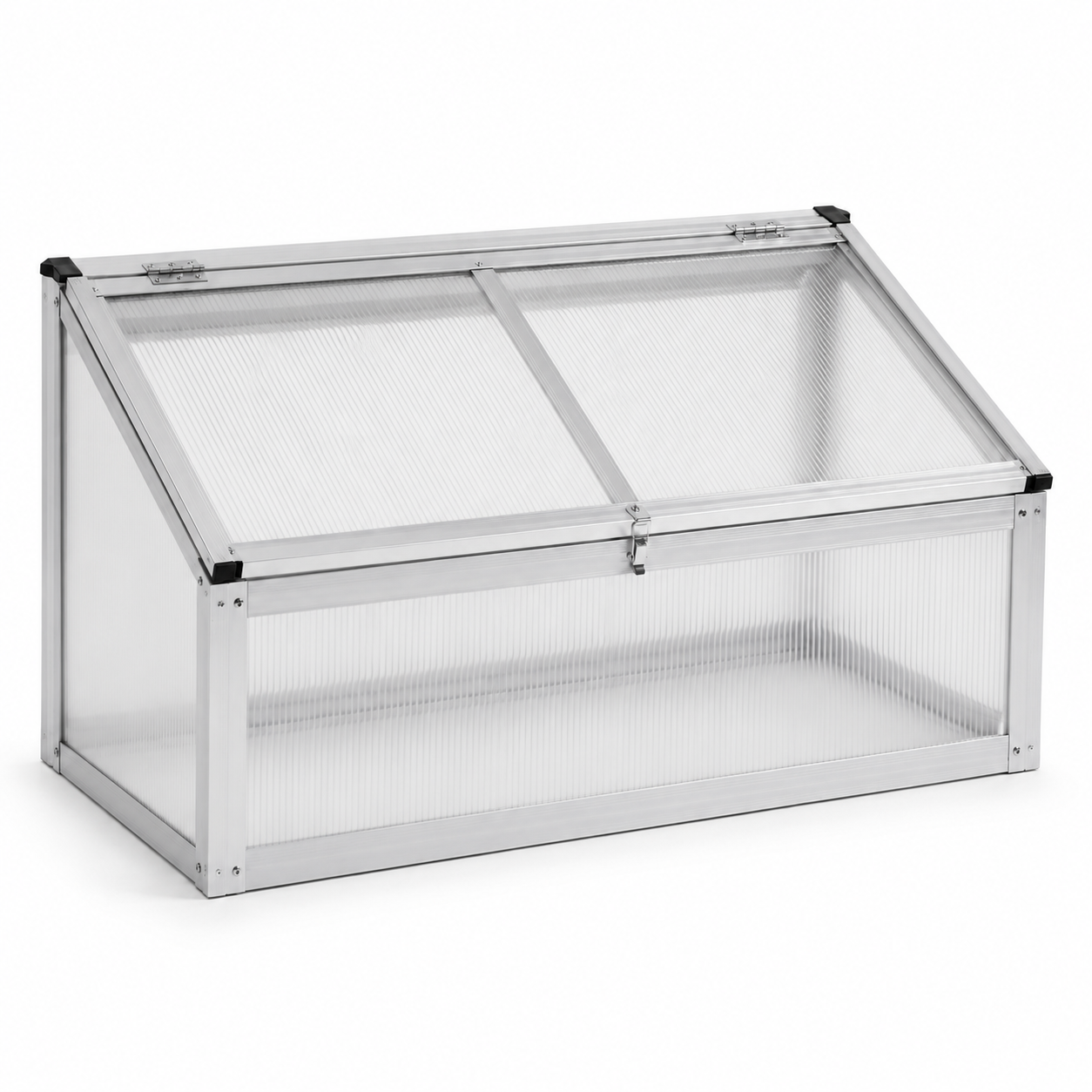 Mini Gewächshaus mit Polycarbonatplatten für Balkon und Hochbeet