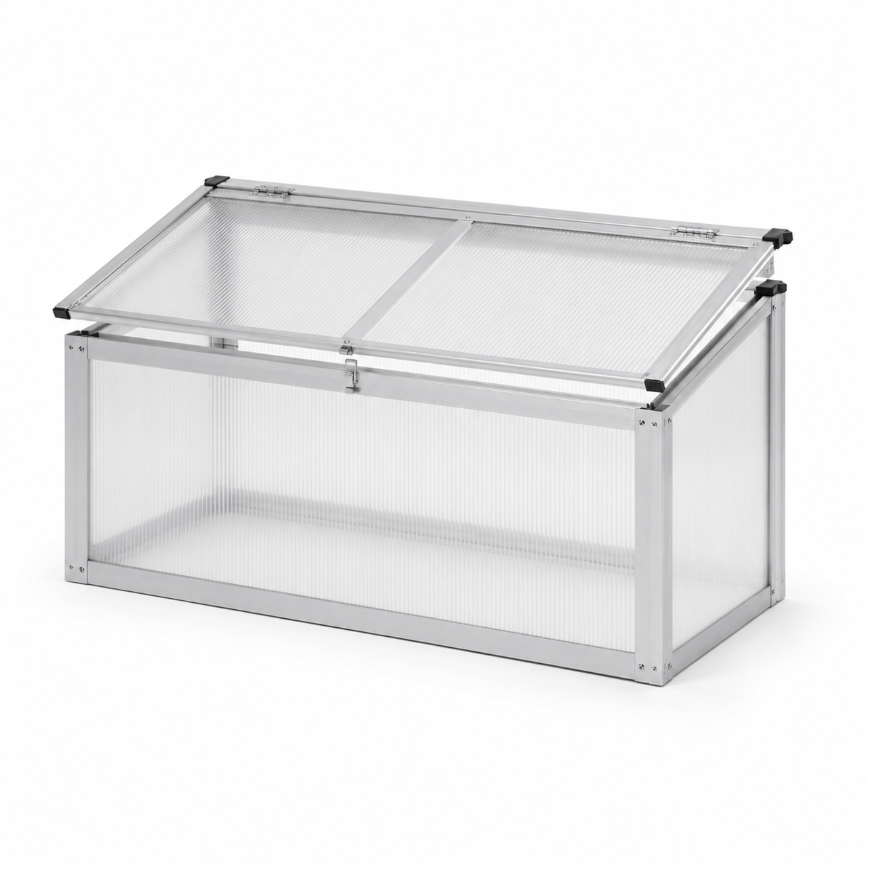 Mini Gewächshaus mit Polycarbonatplatten für Balkon und Hochbeet