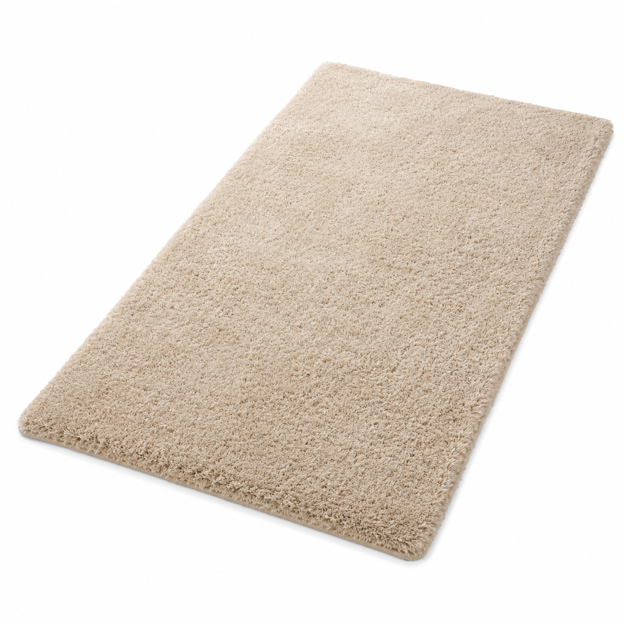 Hochflor Teppich weich in Uni Optik für gemütliche Zonen