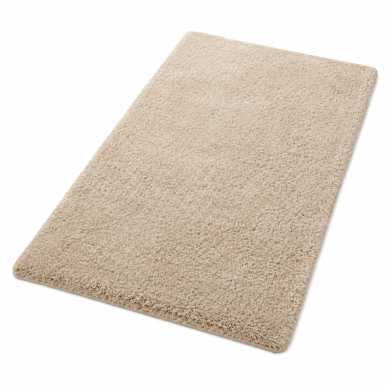 Hochflor Teppich weich in Uni Optik für gemütliche Zonen