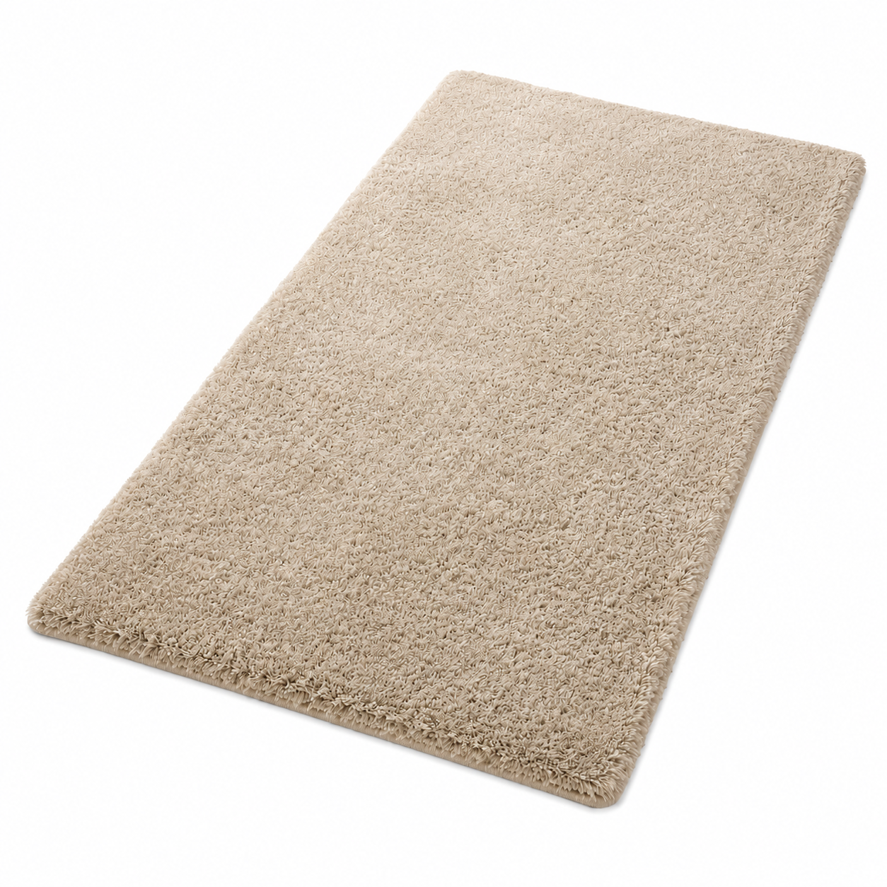 Hochflor Teppich weich in Uni Optik für gemütliche Zonen
