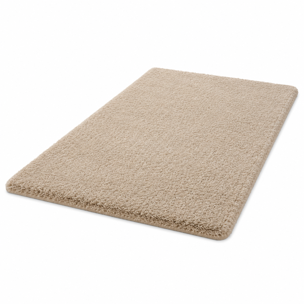 Hochflor Teppich weich in Uni Optik für gemütliche Zonen