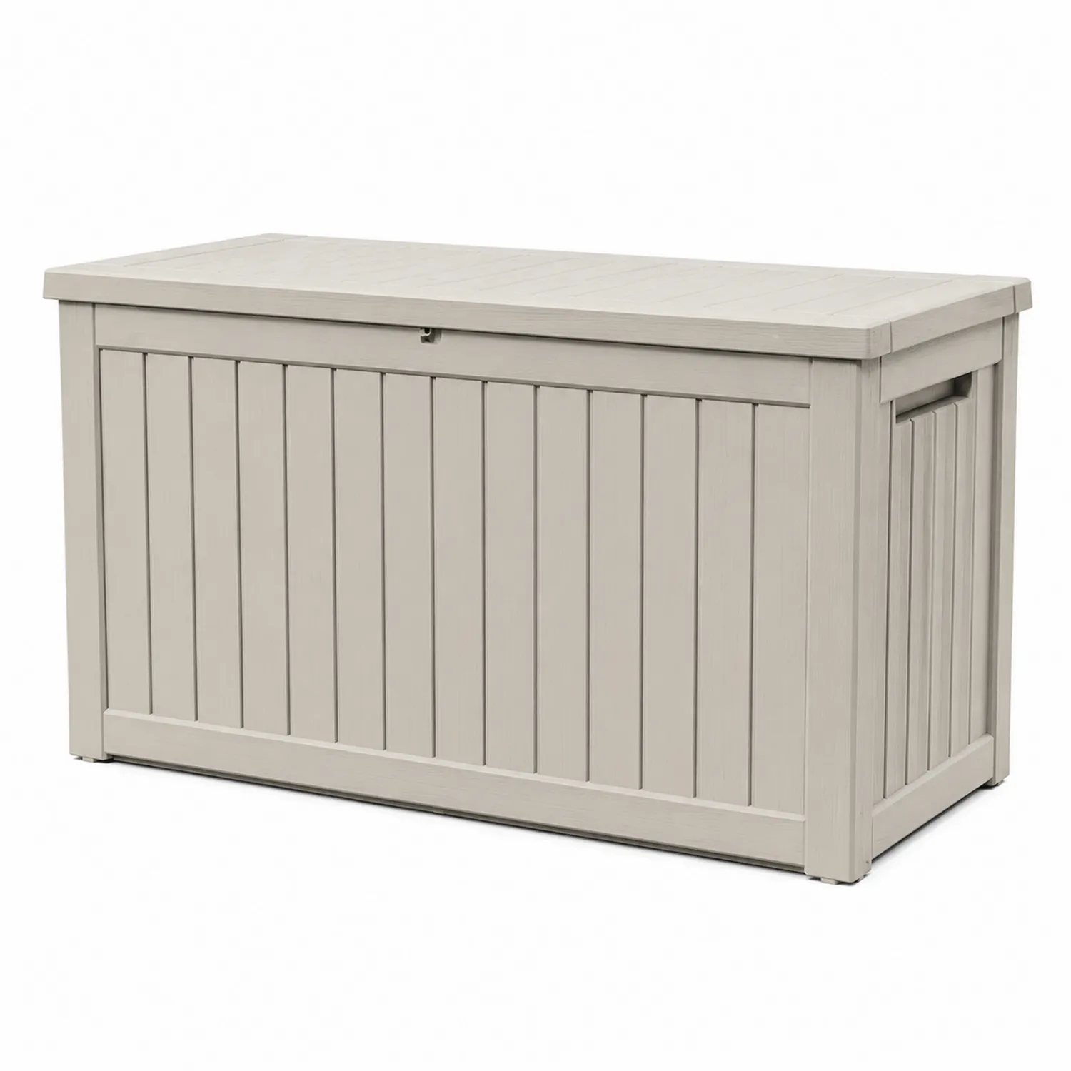 Garten Kunststoff-Aufbewahrungsbox Beige 120x50x60cm
