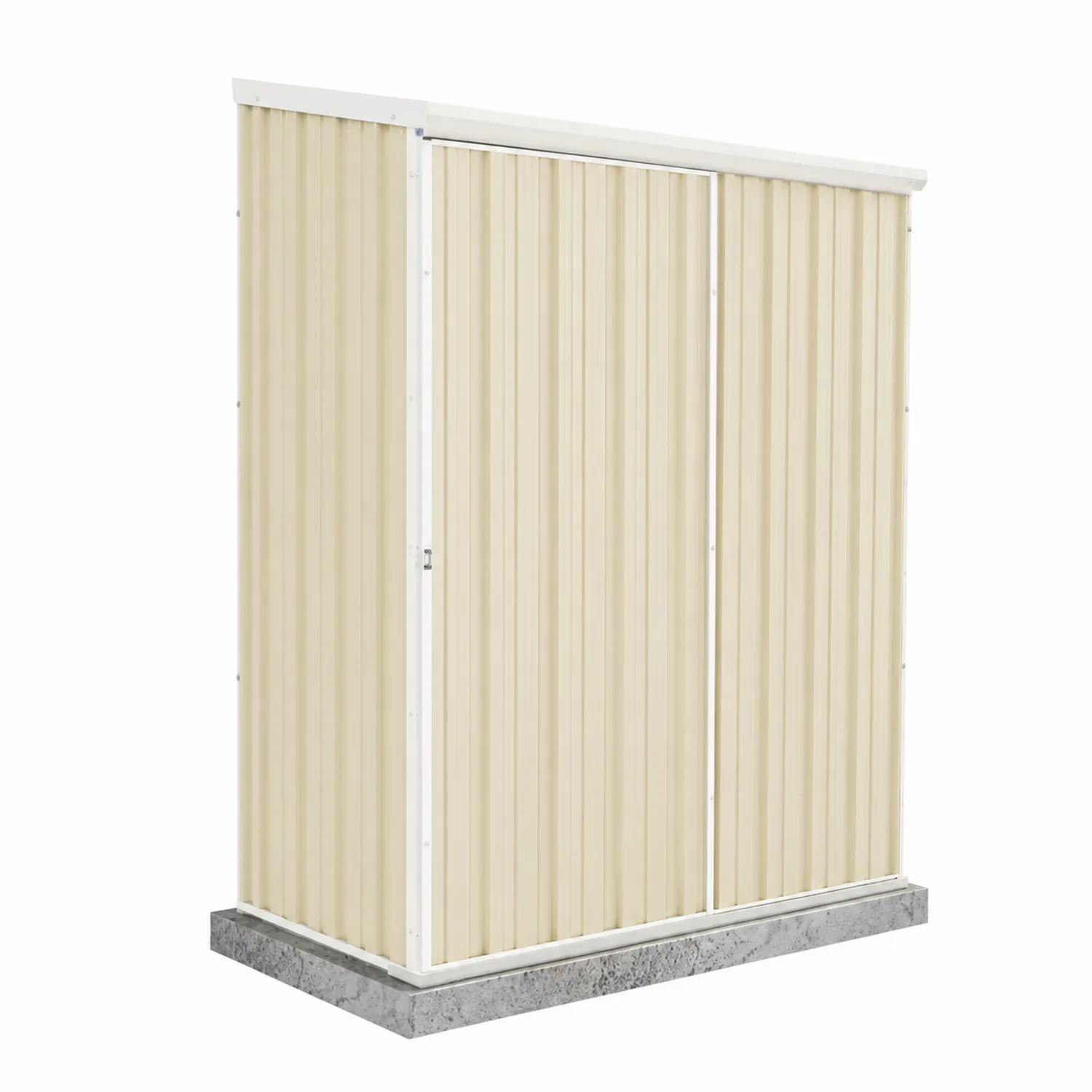 Metallschuppen Verzinkter Stahl Beige 174x97x134cm