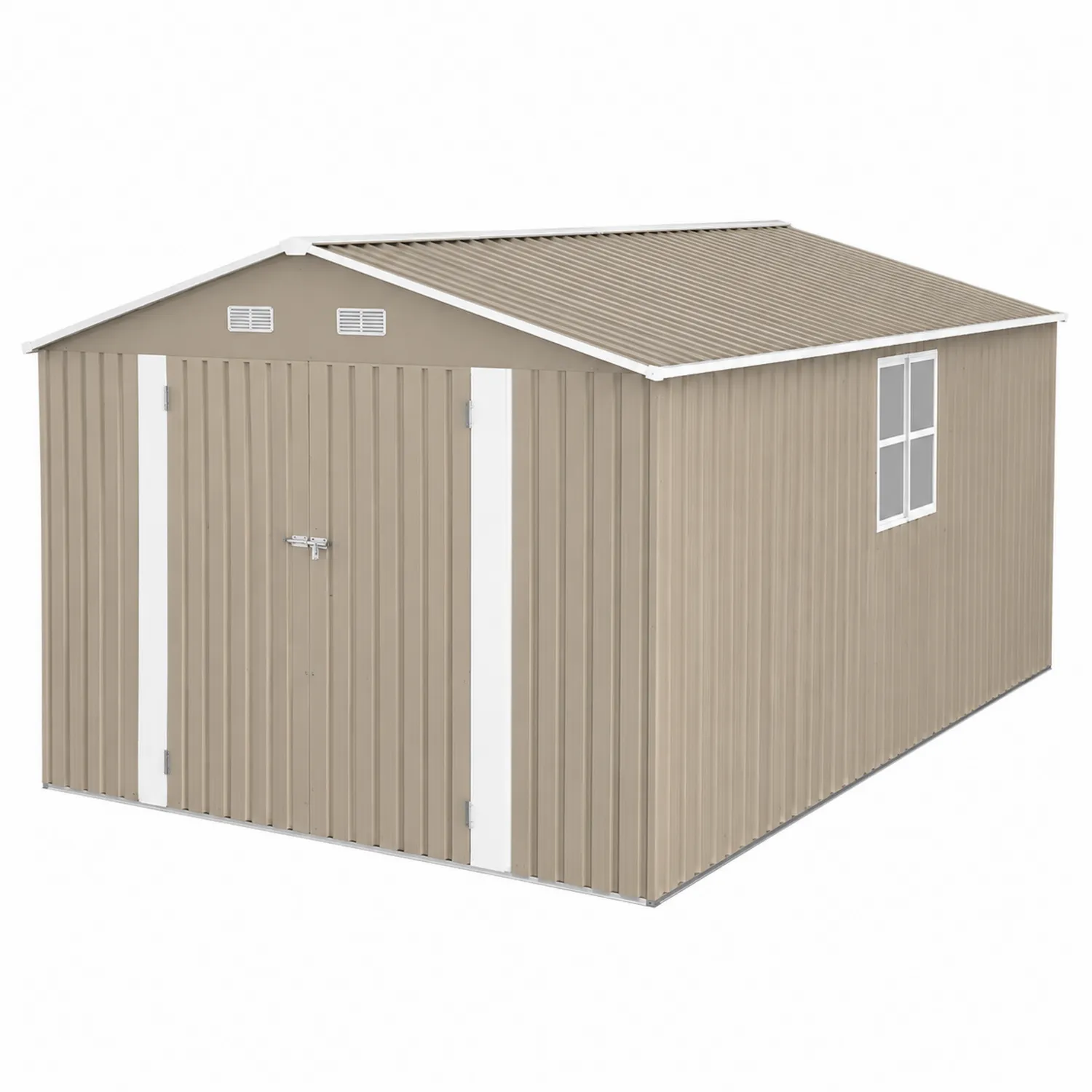 Metall Gartenschuppen Braun 3x5m