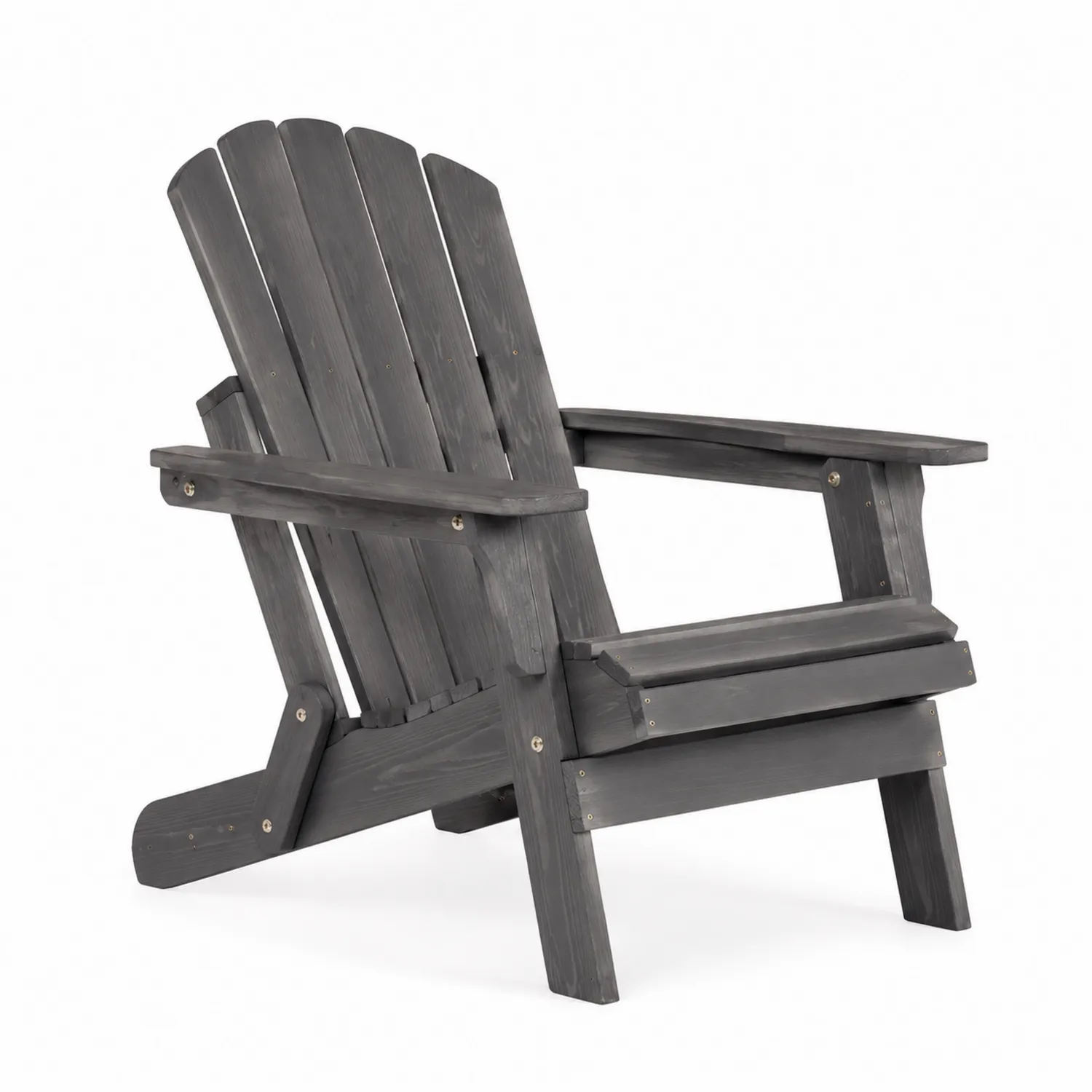 Adirondack-Stuhl Kiefernholz Grau