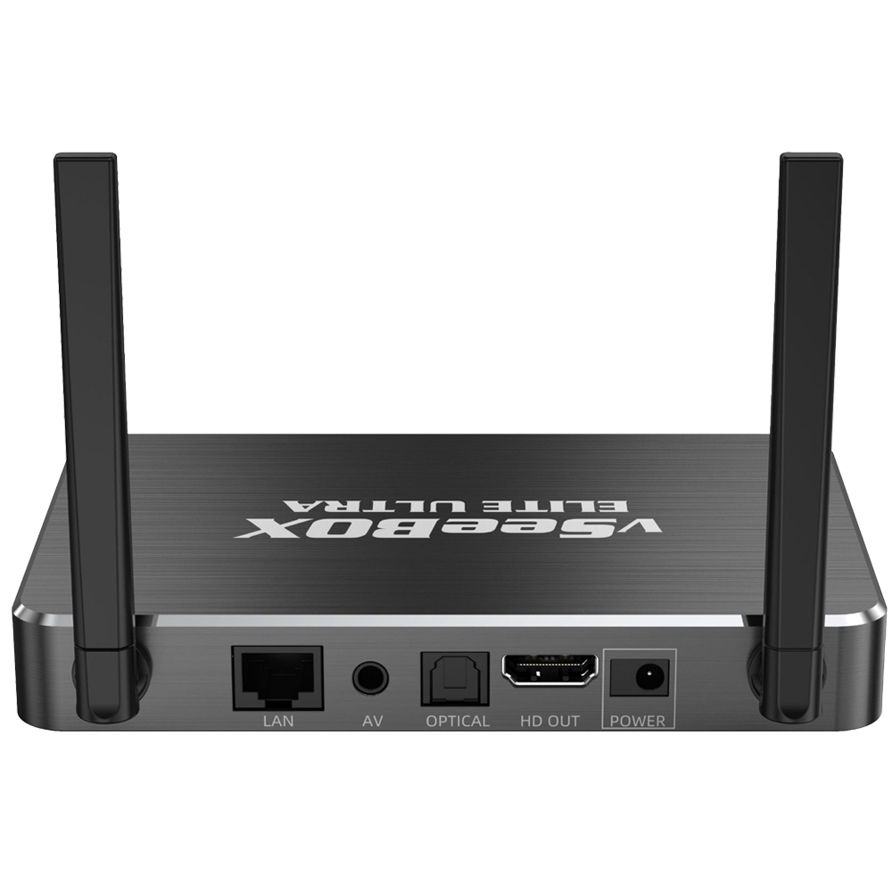 vSeeBox Elite Ultra - 4GB + 128GB: Easy setup, HD picture quality with no freezing.