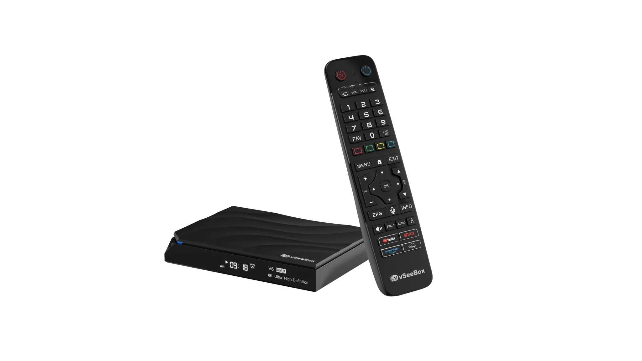 vSeeBox V6 Max 2026 Upgraded - 64GB 4K HDR Voice Control TV Box