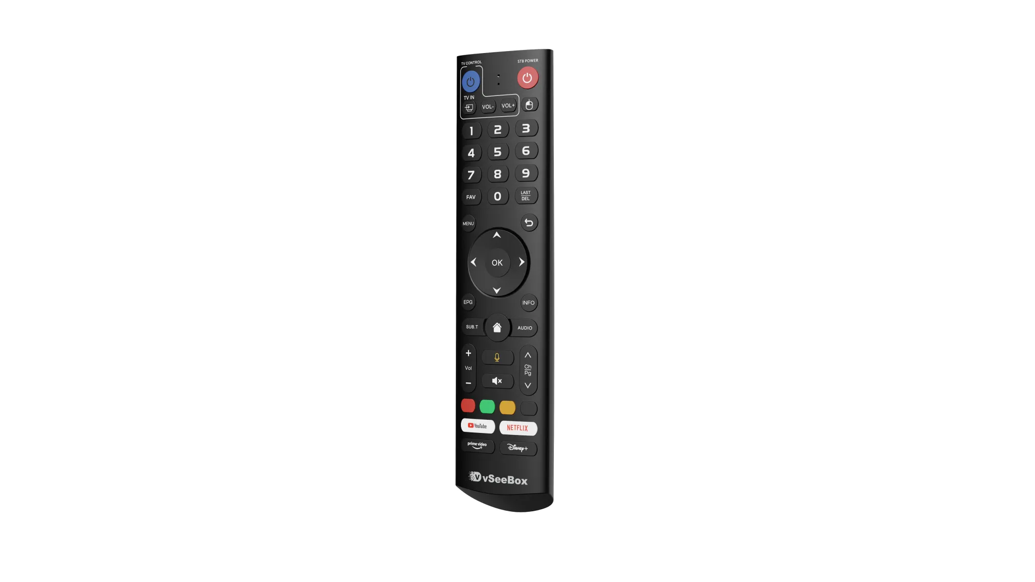 vSeebox V5/V3 Pro Bluetooth Voice Backlight Remote Control