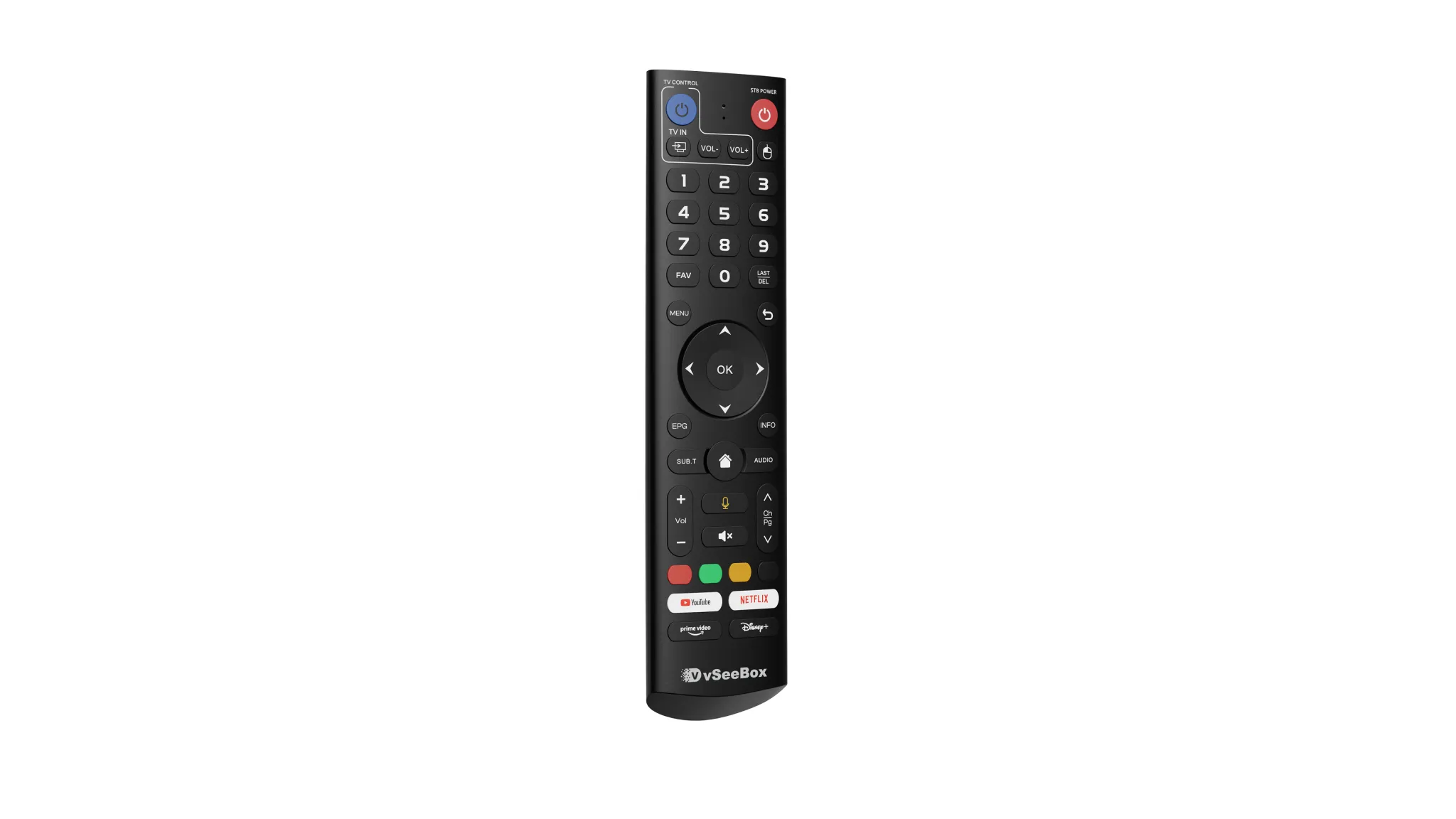 vSeebox V5/V3 Pro Bluetooth Voice Backlight Remote Control