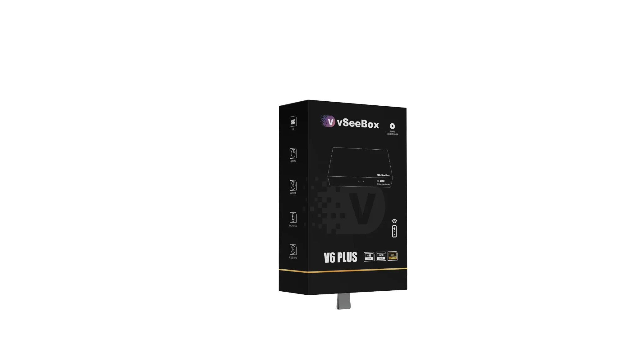 vSeeBox V6 Plus - Ultimate 8K HDR Android 14 Smart Streaming Media Player