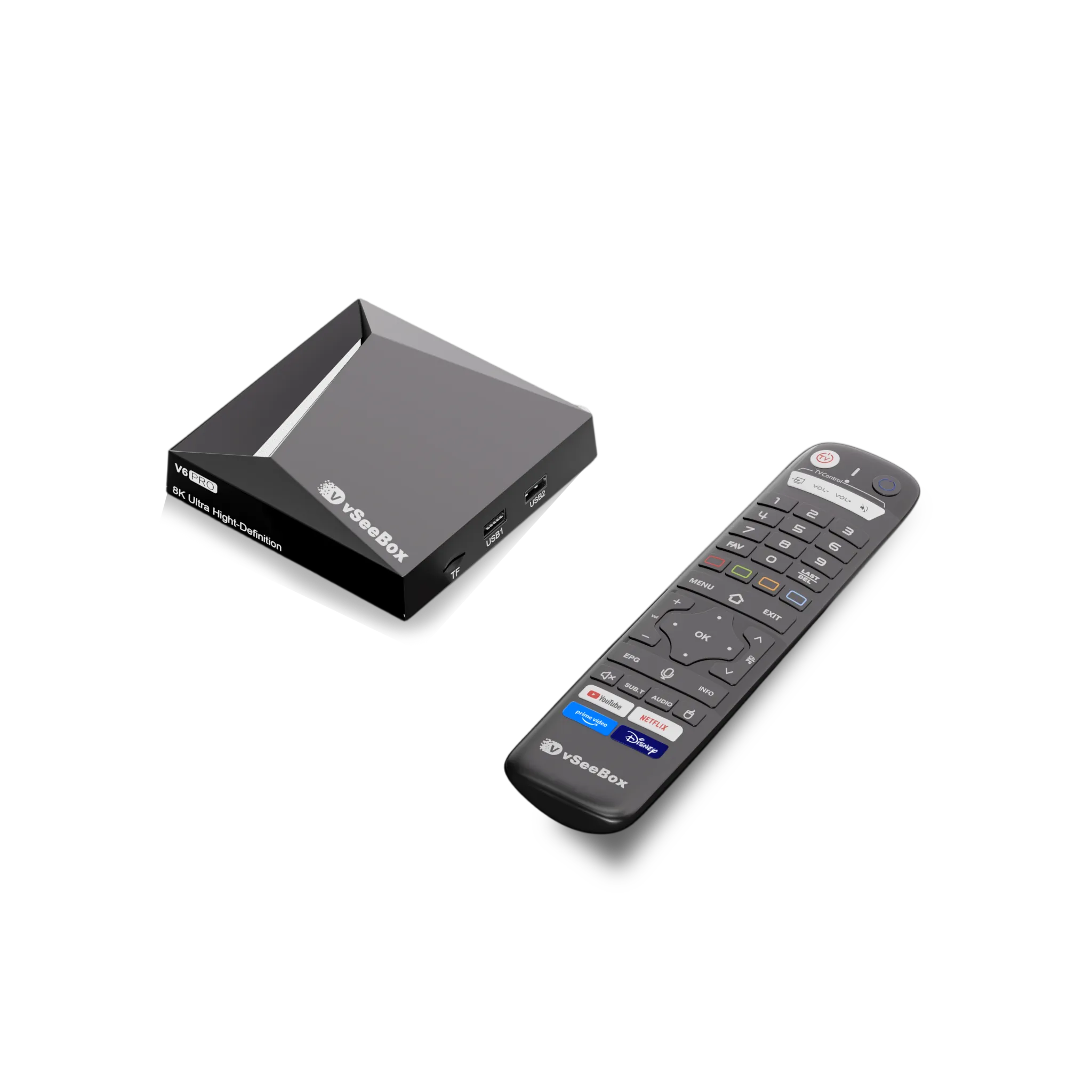 vSeeBox V6 Pro 2026 Latest - 4GB+32GB 8K HDR Smart Voice Control TV Box