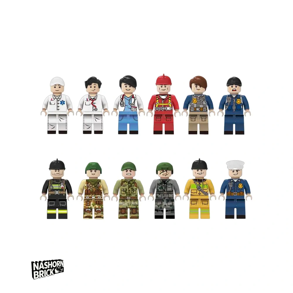 City Serien-Minifigur Single - City Minifigur