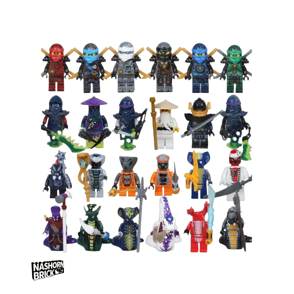 Ninjago LELE Minifigur - Ninjago Minifigurn-Set
