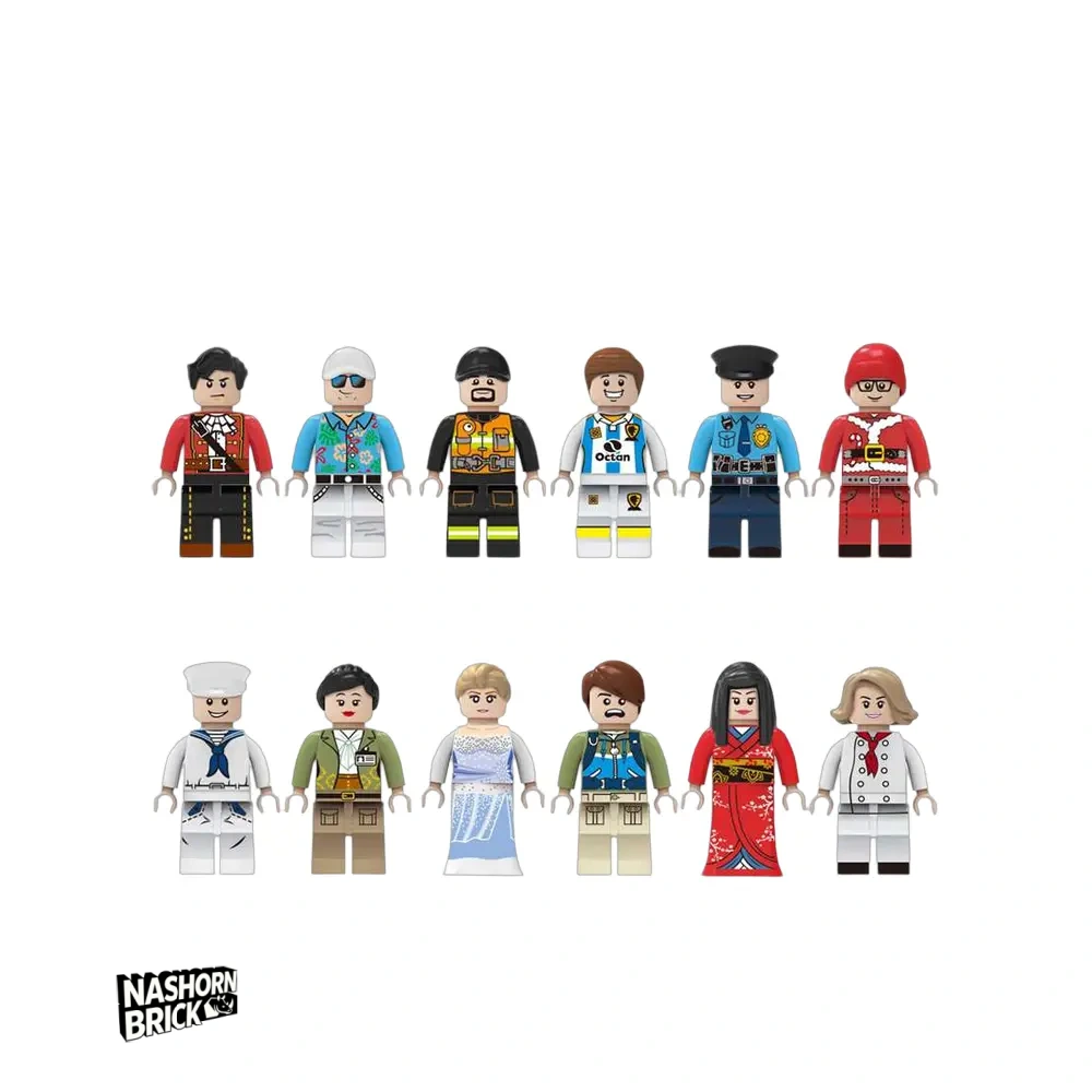 City Serien-Minifigur Custom - City Minifigur