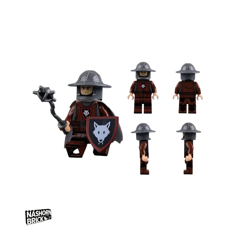 Classic Wolf Soldier AH020 Minifigur