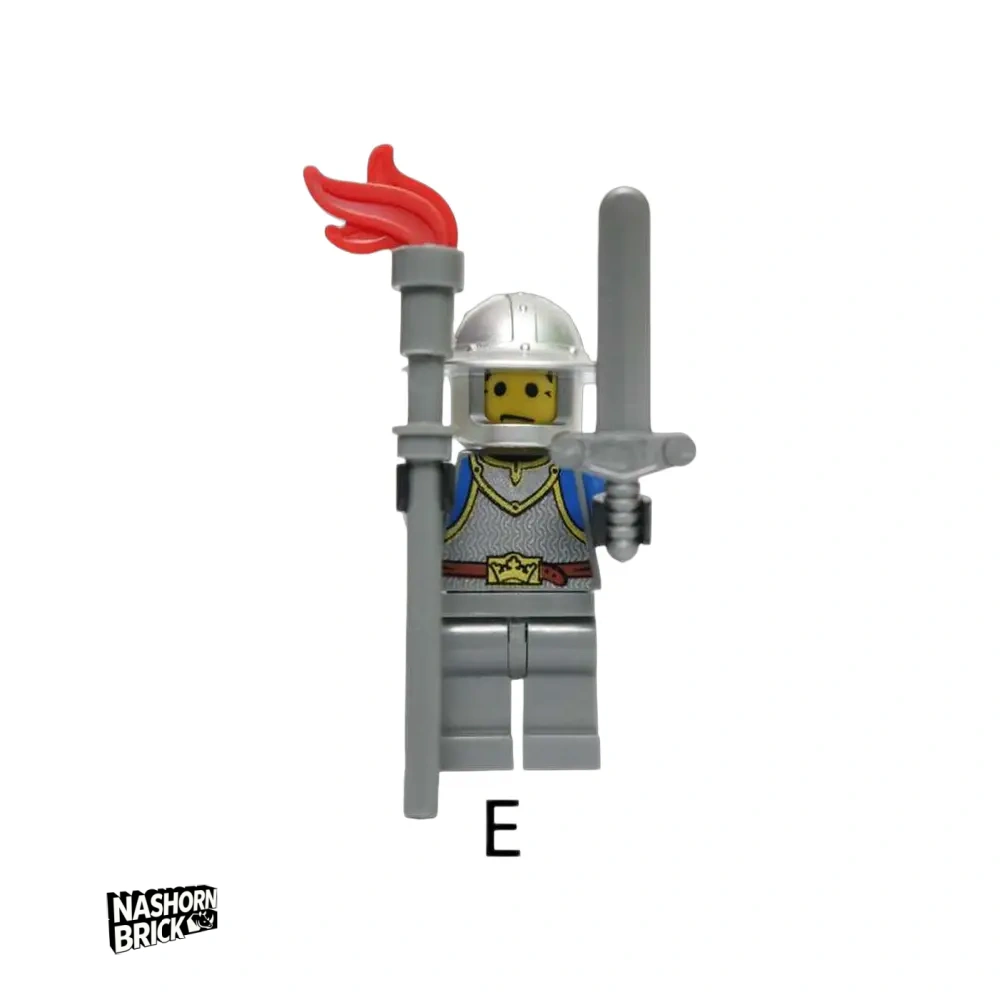 Classic Blue Lion Knight Minifigur #8