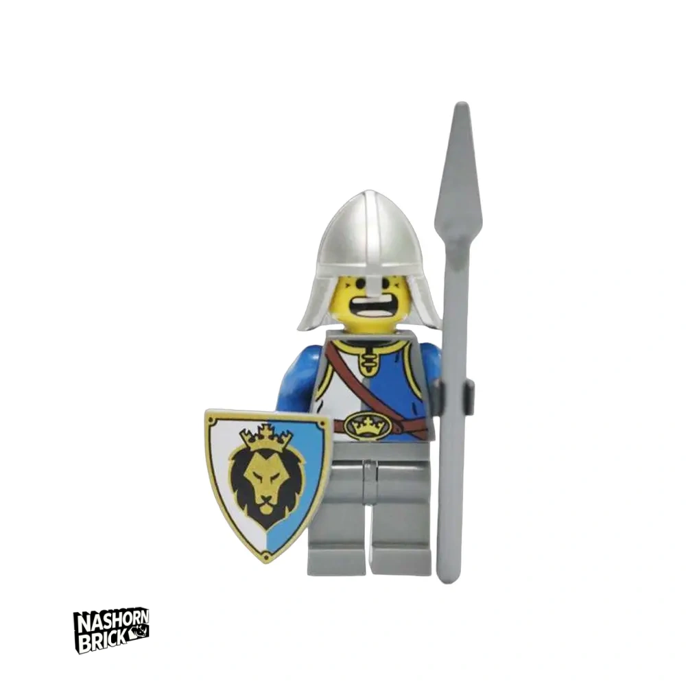 Classic Blue Lion Knight Minifigur
