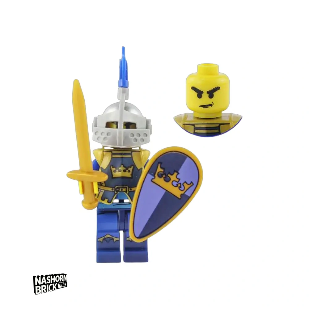 Classic Blue Crown Knight Limitierte Minifigur